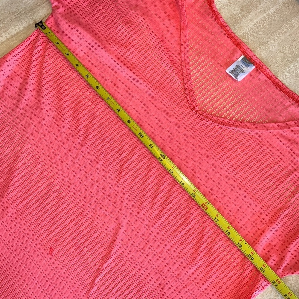 O’neill tee coverup, women's M, loose weave mesh, sheer. EUC - Picture 10 of 13